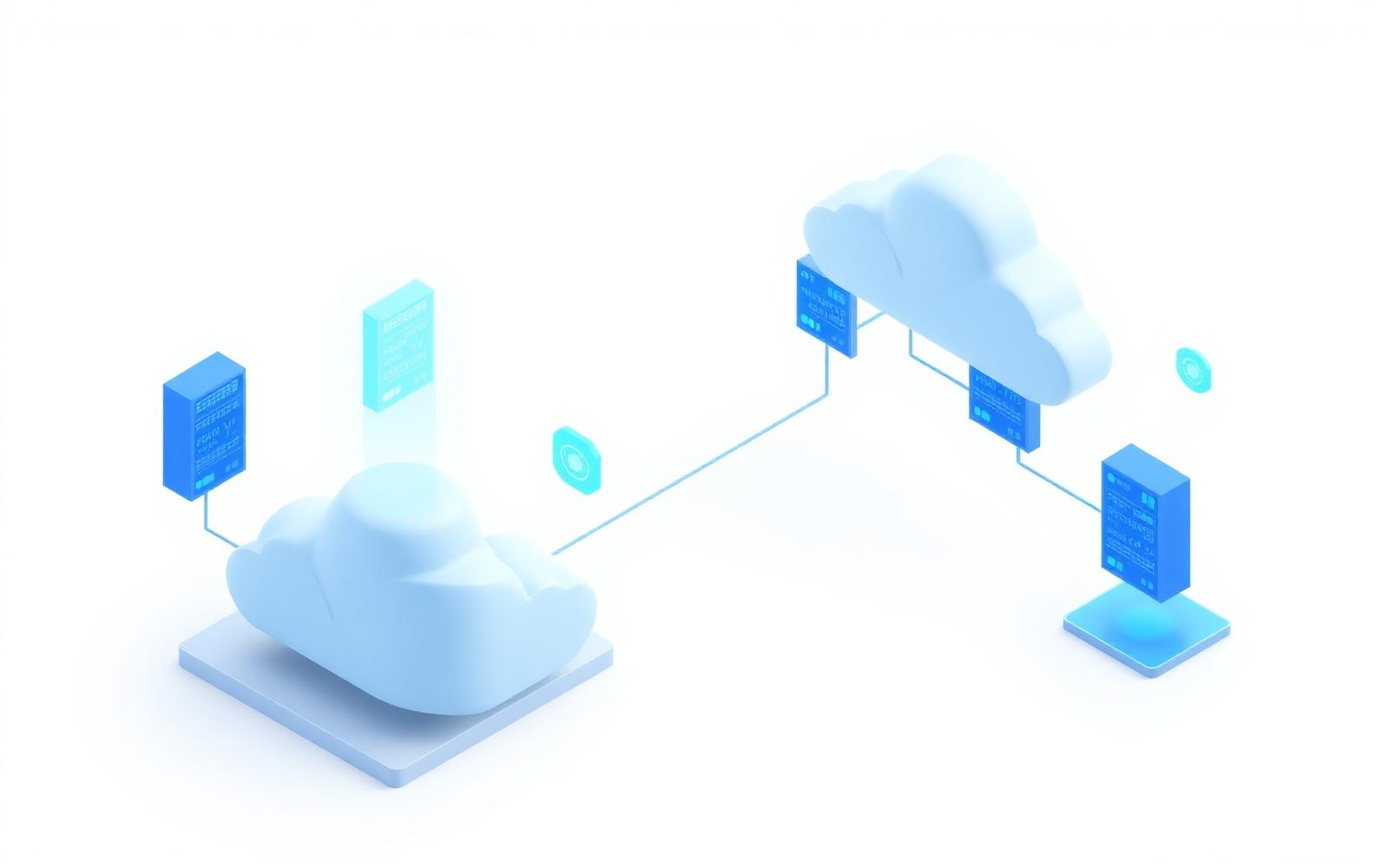 Cloud architecture illustration
